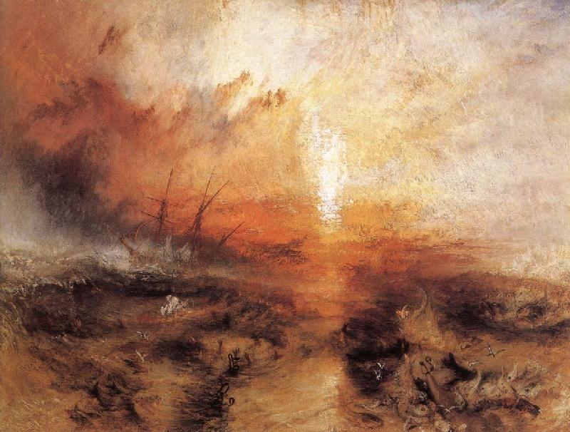 J.M.W. Turner Slavers throwing overboard the Dead and Dying oil painting image